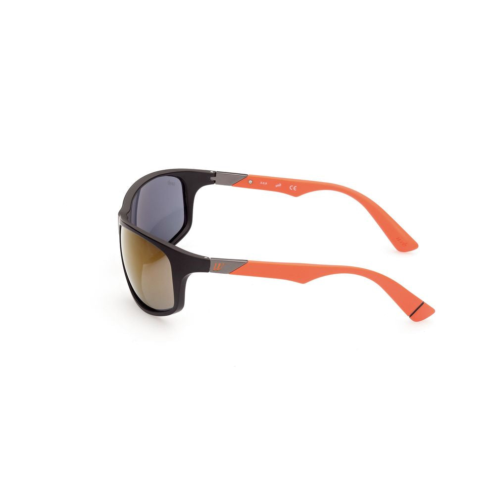 WEB EYEWEAR Schwarze Sonnenbrille aus Acetat