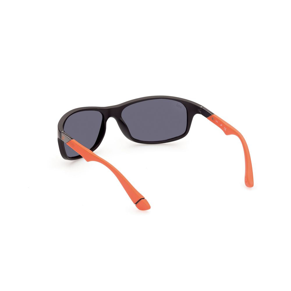 WEB EYEWEAR Schwarze Sonnenbrille aus Acetat