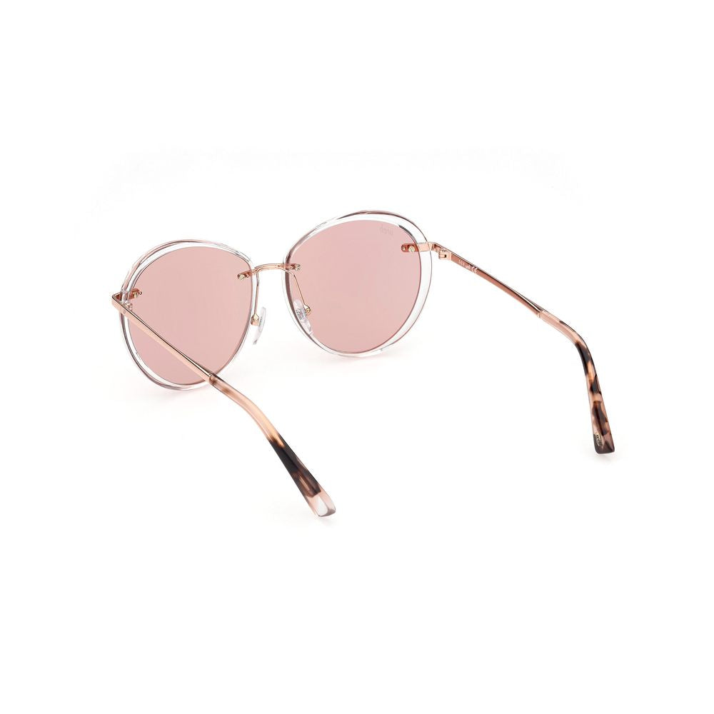 WEB EYEWEAR Transparente Sonnenbrille aus Metall