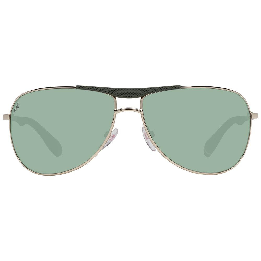 WEB EYEWEAR Sonnenbrille aus Goldmetall