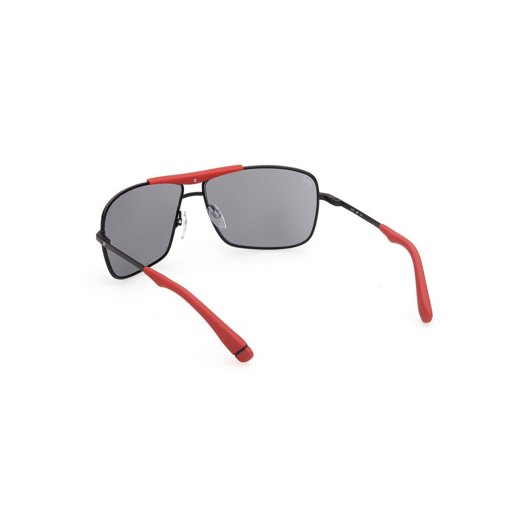 WEB EYEWEAR Black metal sunglasses