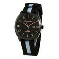 DEVOTA & LOMBA Black Nylon Wristwatch