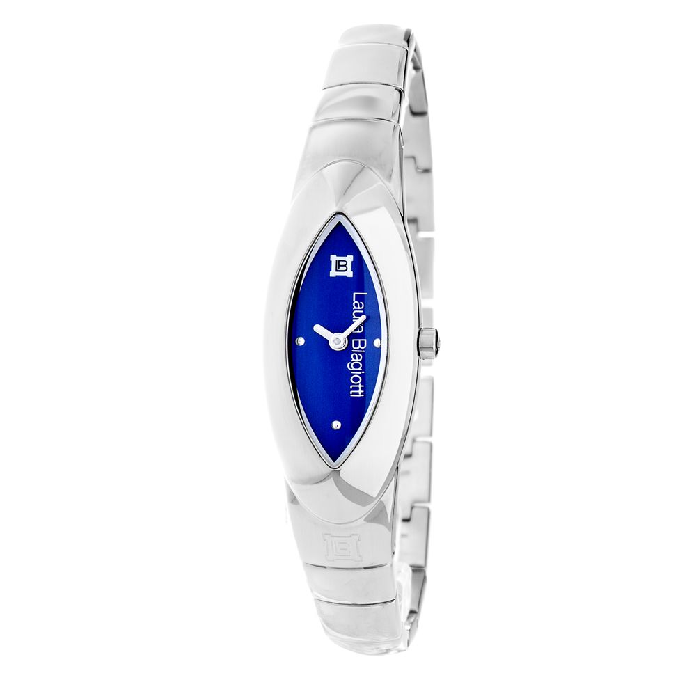 Laura Biagiotti Graue Edelstahl-Armbanduhr