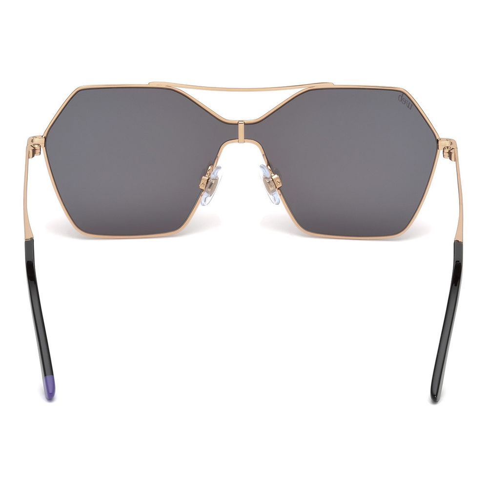 WEB EYEWEAR Sonnenbrille aus Roségold-Metall