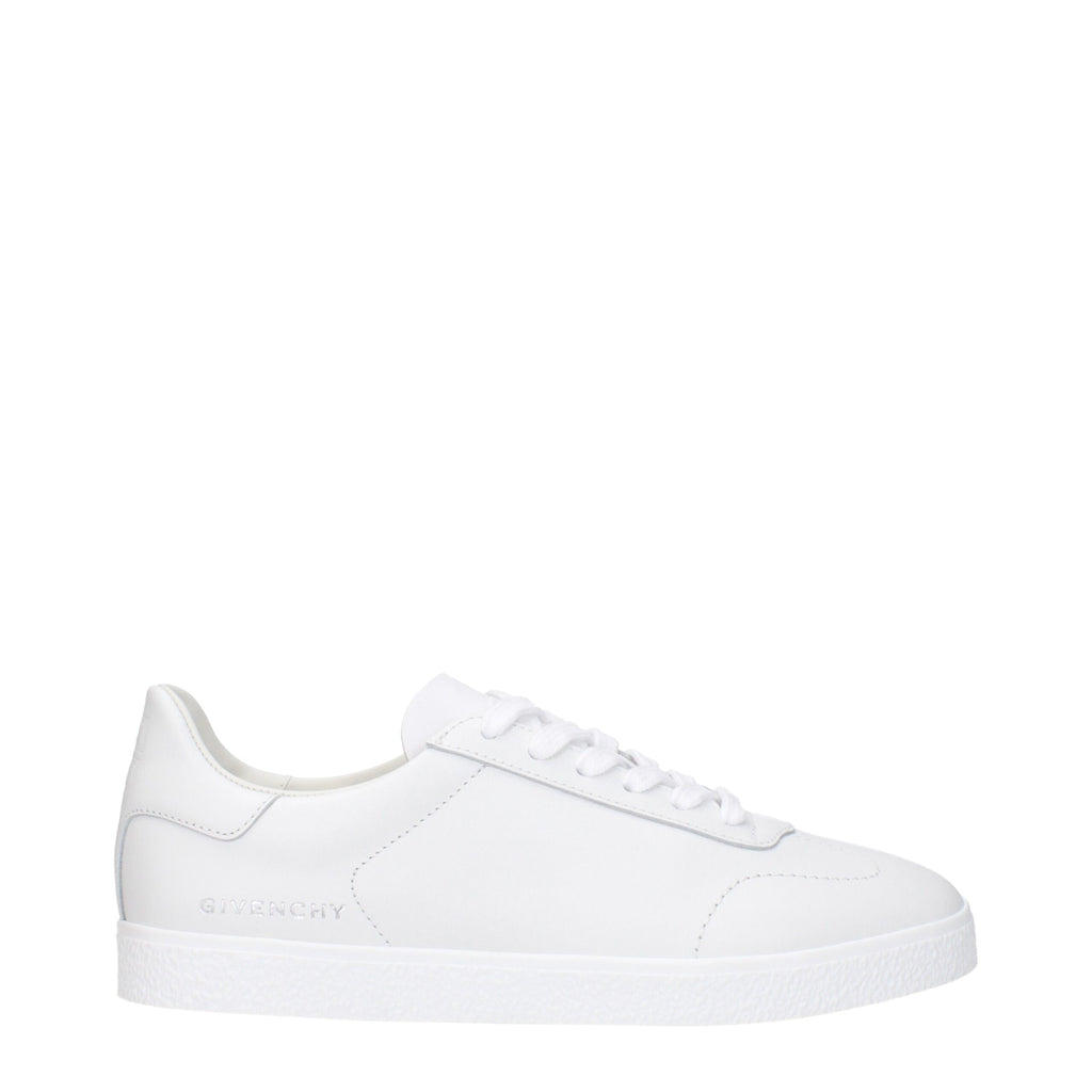 Givenchy Weiße Low-Top-Sneaker aus Leder
