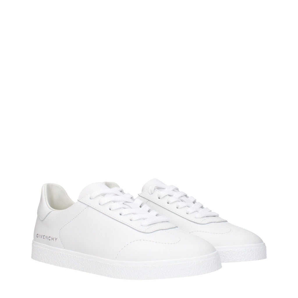 Givenchy Weiße Low-Top-Sneaker aus Leder