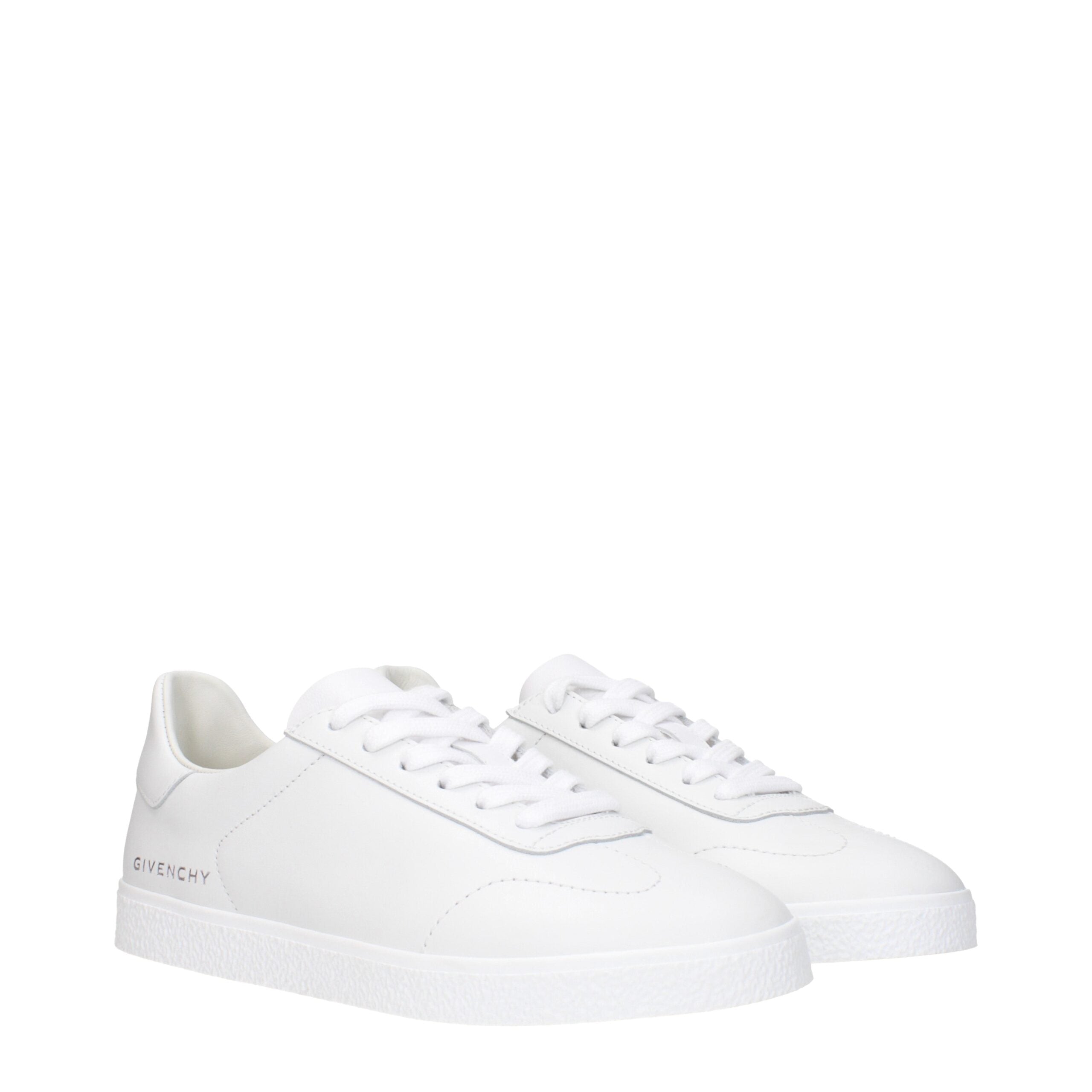 Givenchy Weiße Low-Top-Sneaker aus Leder