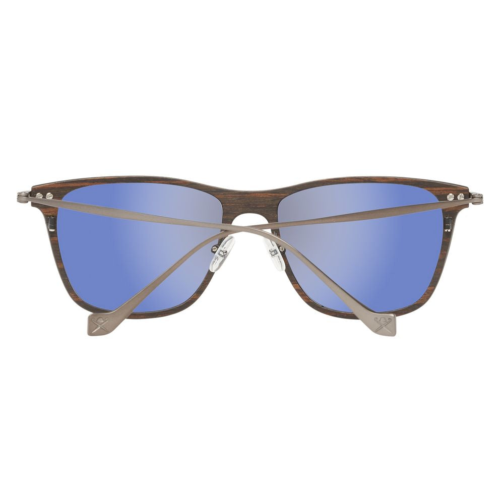 Hackett Grey Metal Sunglasses
