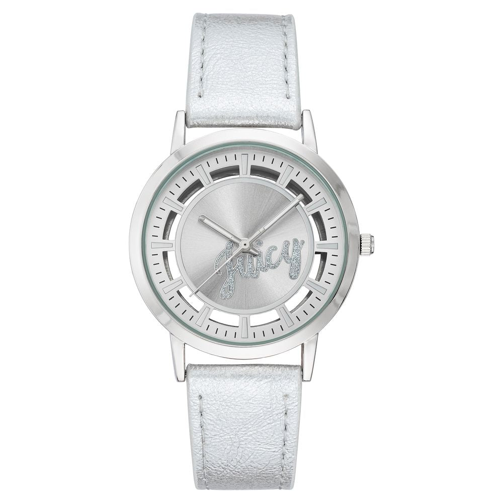 Juicy Couture Silbernes Kunststoff-Kleideruhr