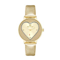Juicy Couture Goldfarbene Kunststoff-Armbanduhr
