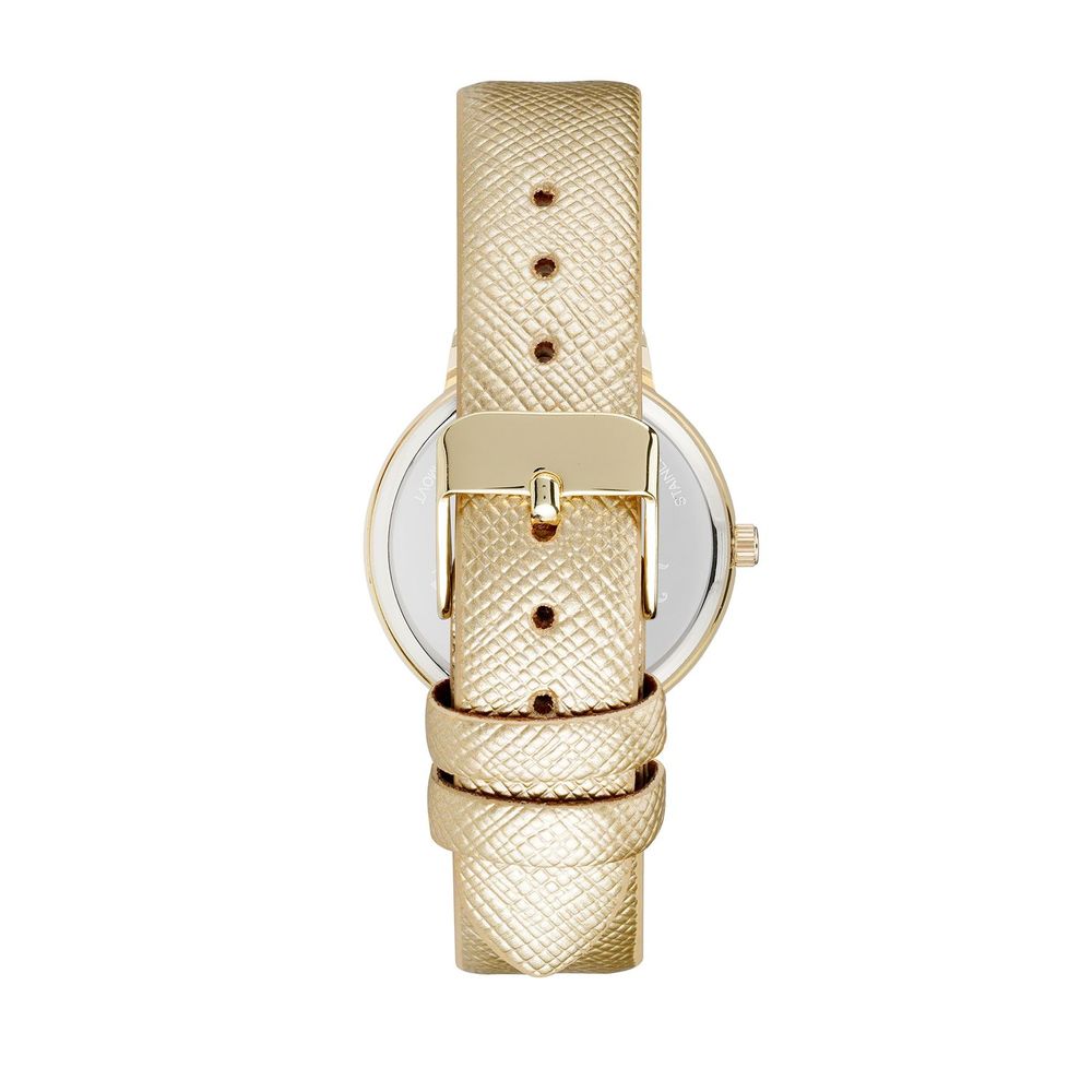 Juicy Couture Goldfarbene Kunststoff-Armbanduhr