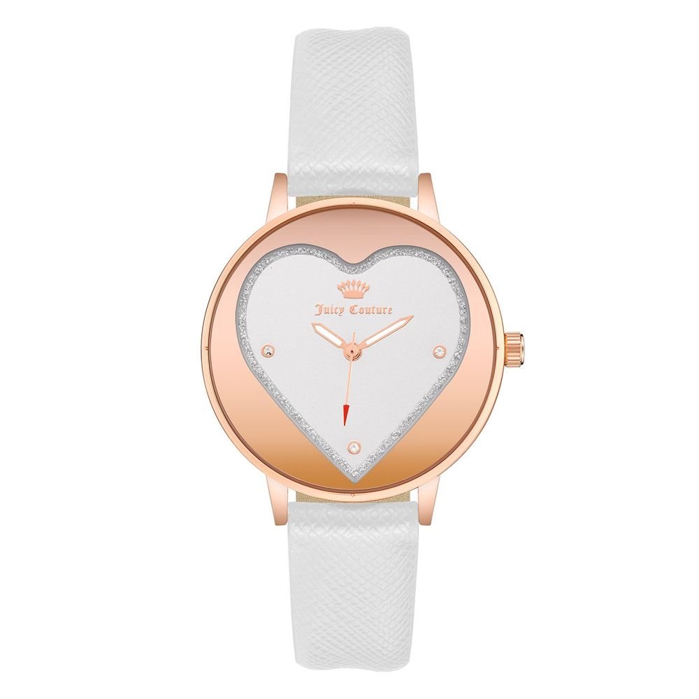 Juicy Couture Weiße Kunststoff-Armbanduhr