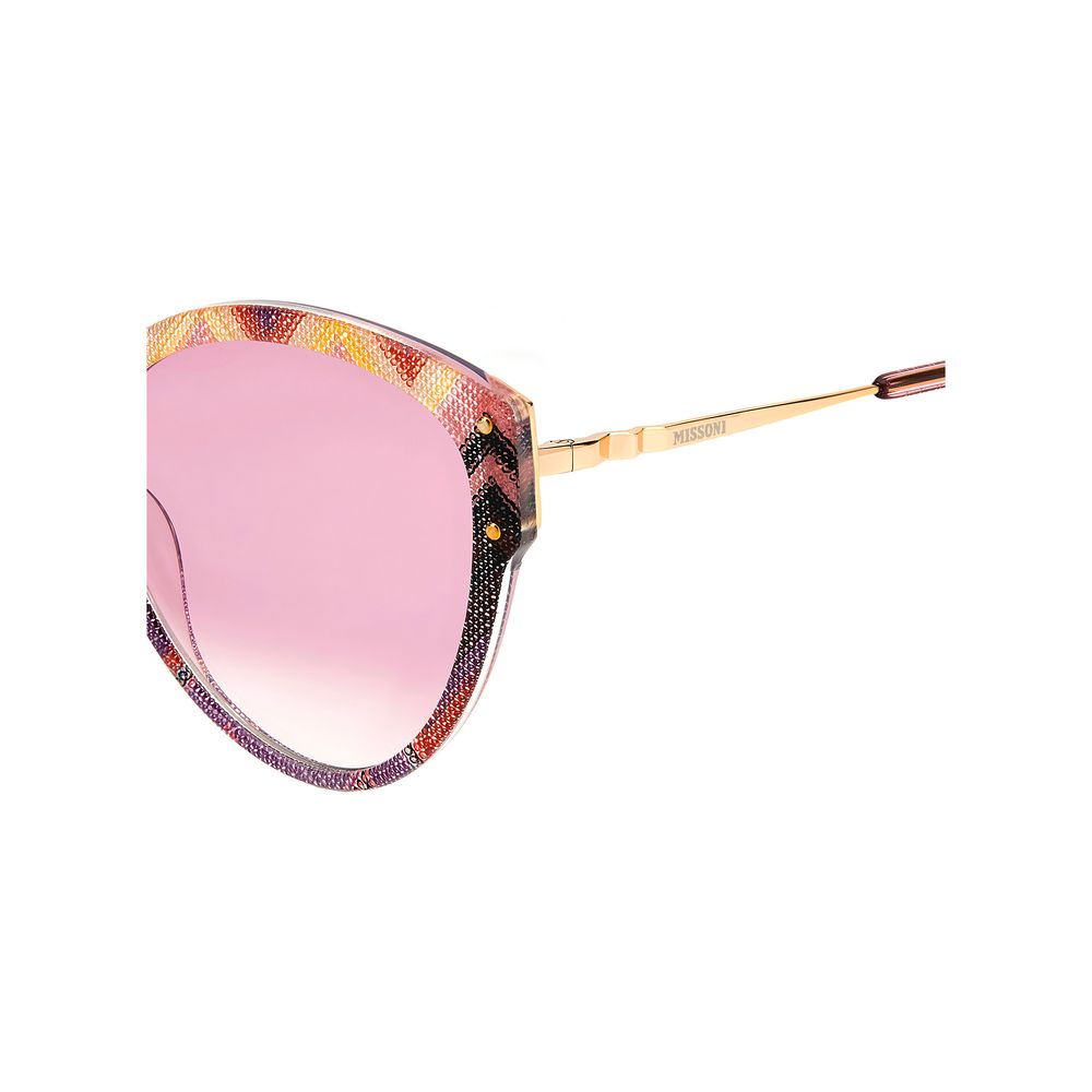 Missoni gold-tone plastic sunglasses