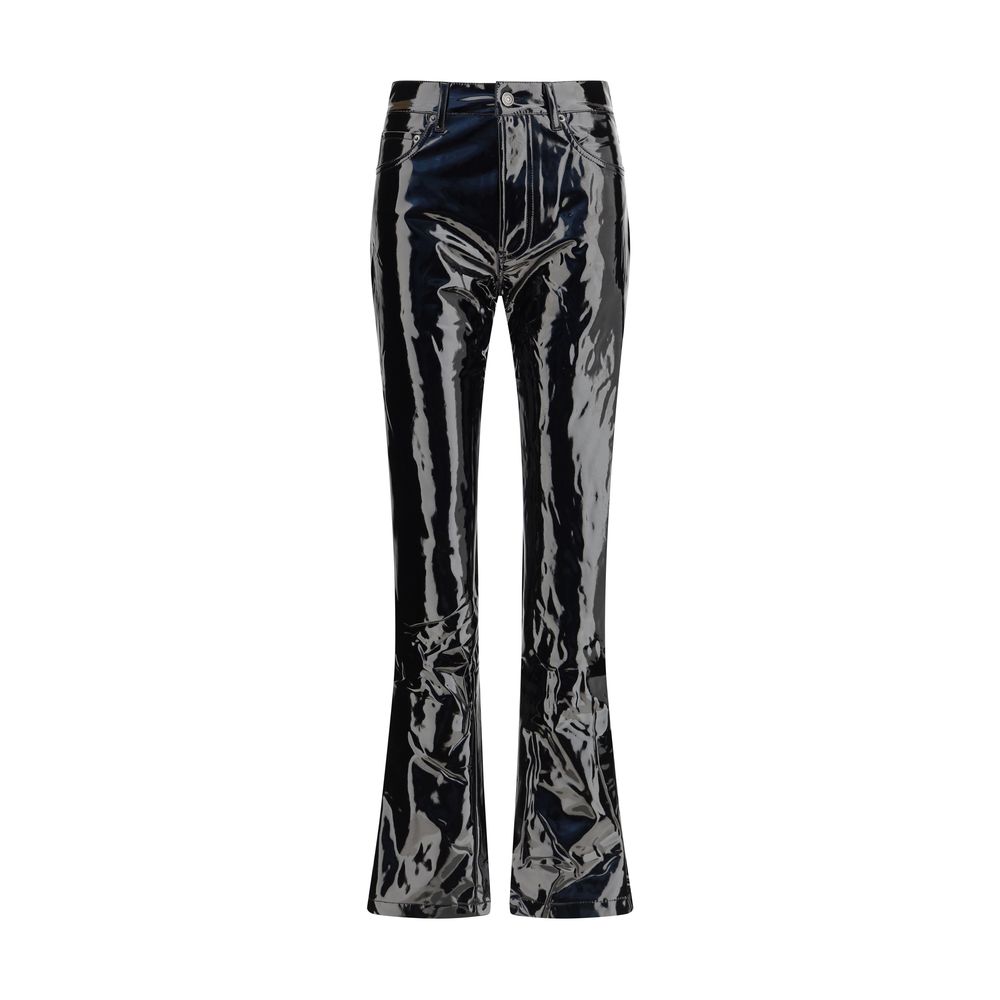 Fiorucci Schwarze Freizeithose aus Polyethylen