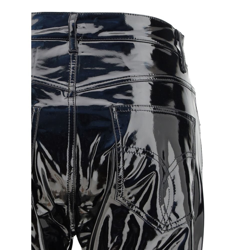 Fiorucci Schwarze Freizeithose aus Polyethylen