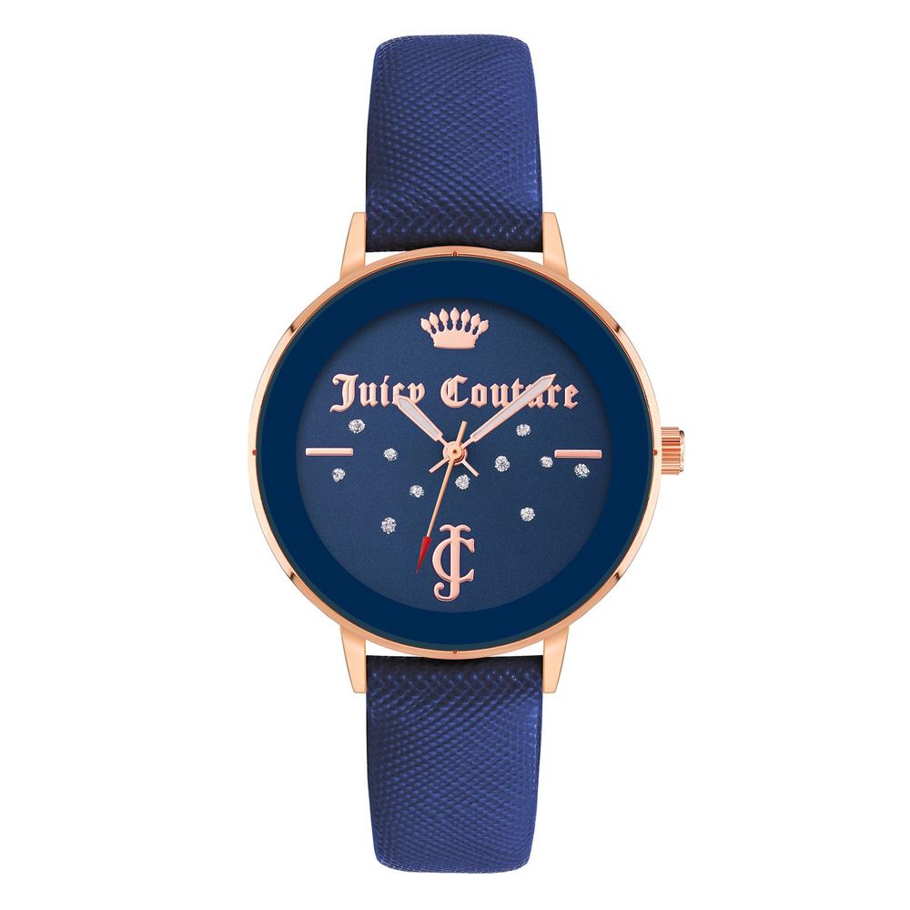 Juicy Couture Blaue Kunststoff-Kleideruhr