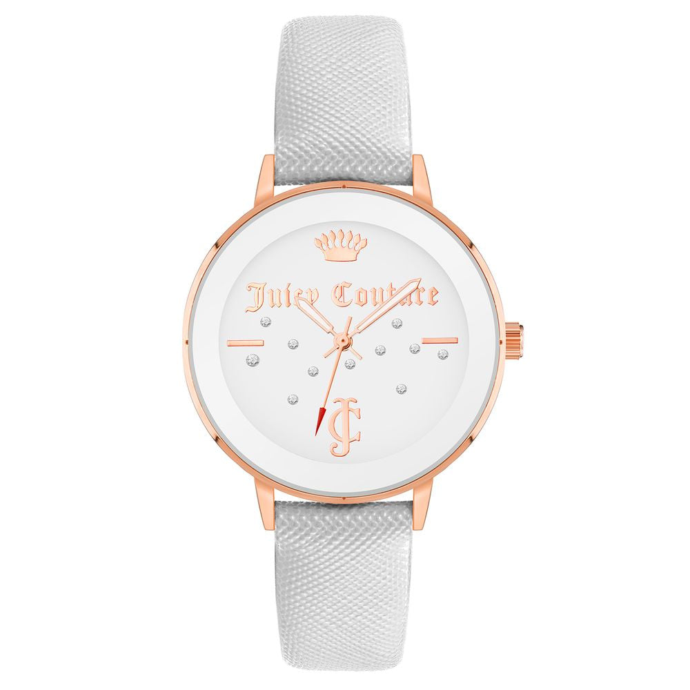 Juicy Couture Weiße Kunststoff-Kleideruhr