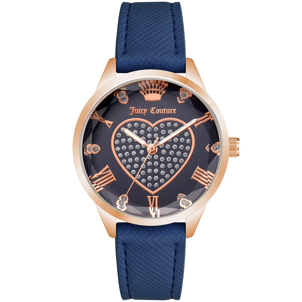 Juicy Couture Blaue Kunststoff-Kleideruhr