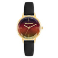 Juicy Couture Schwarze Kunststoff-Kleideruhr