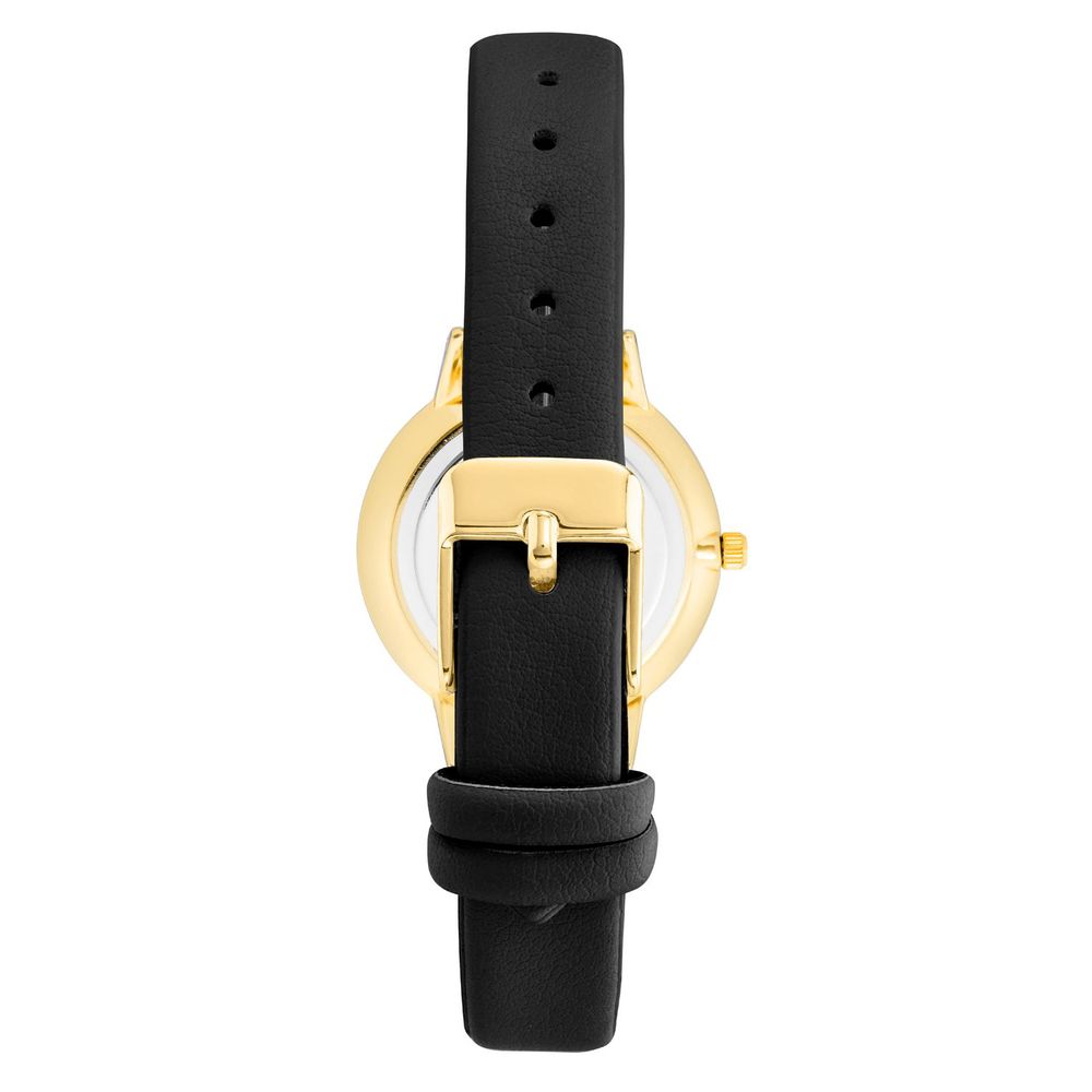 Juicy Couture Schwarze Kunststoff-Kleideruhr