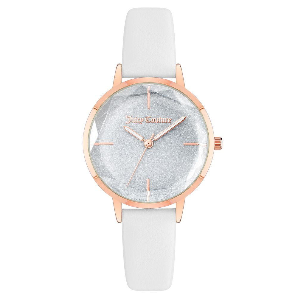 Juicy Couture Weiße Kunststoff-Armbanduhr