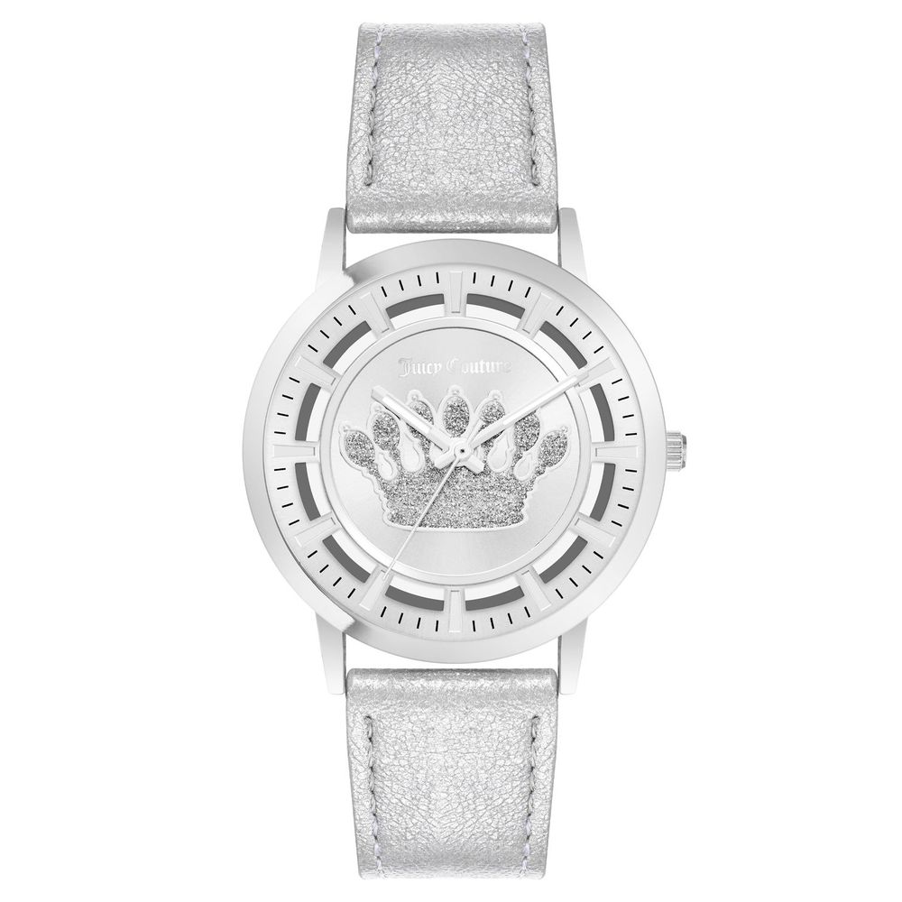 Juicy Couture Silbernes Kunststoff-Kleideruhr