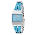 Laura Biagiotti Blaue Lederfutter-Kleideruhr