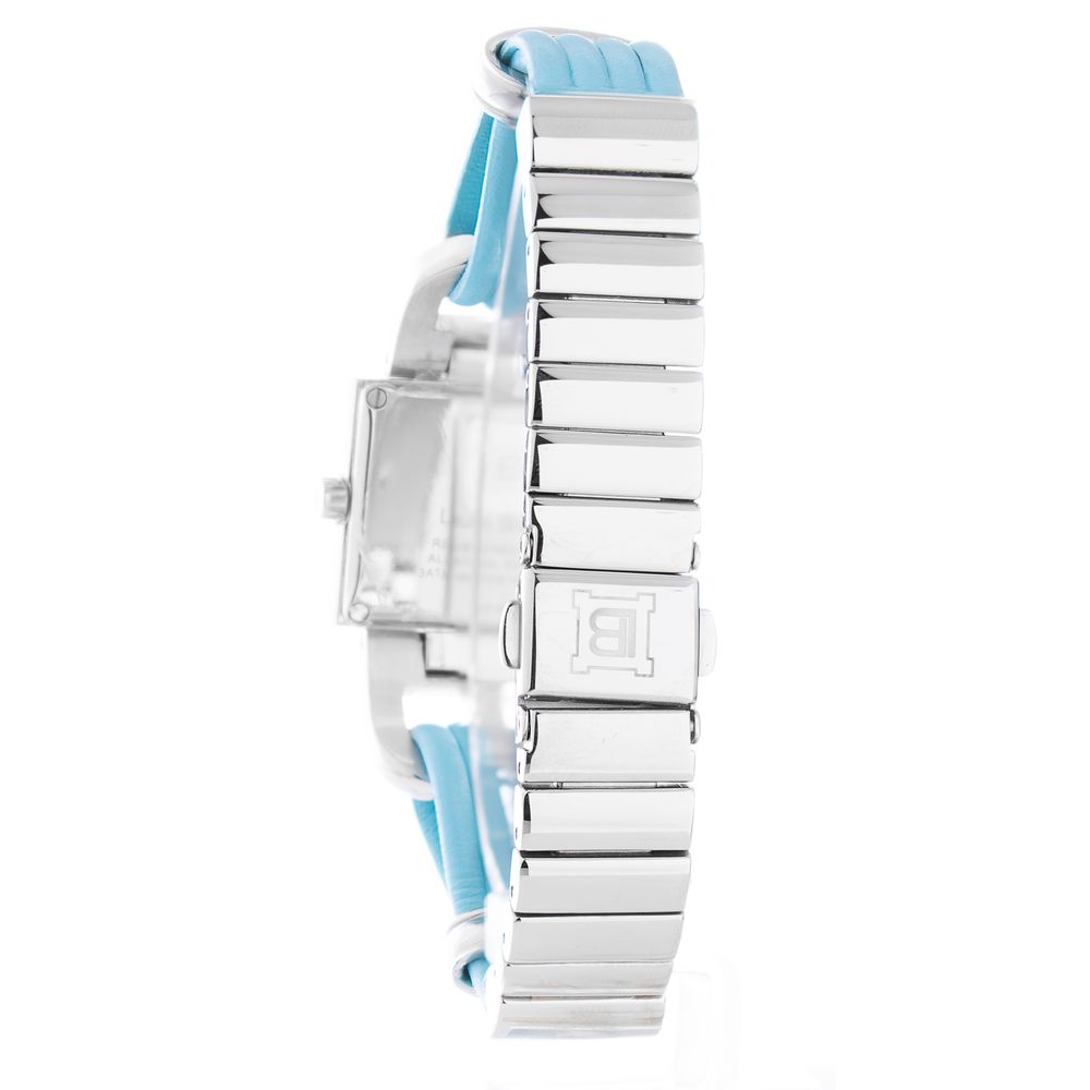 Laura Biagiotti Blaue Lederfutter-Kleideruhr
