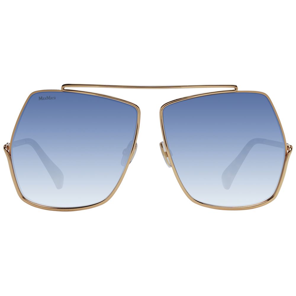 Max Mara Sonnenbrille aus Goldmetall