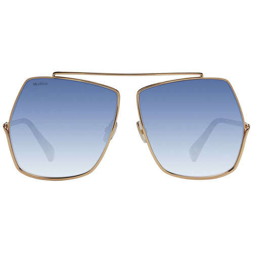 Max Mara Sonnenbrille aus Goldmetall