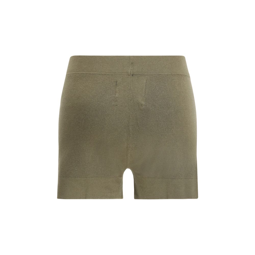 Extreme Cashmere Zweifarbige Baumwoll-Bermudashorts