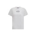 Ganni Weißes Baumwoll-T-Shirt