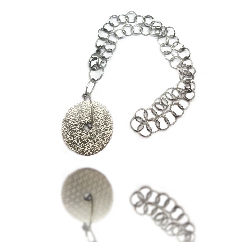 GC Stainless Steel Necklace in Silver