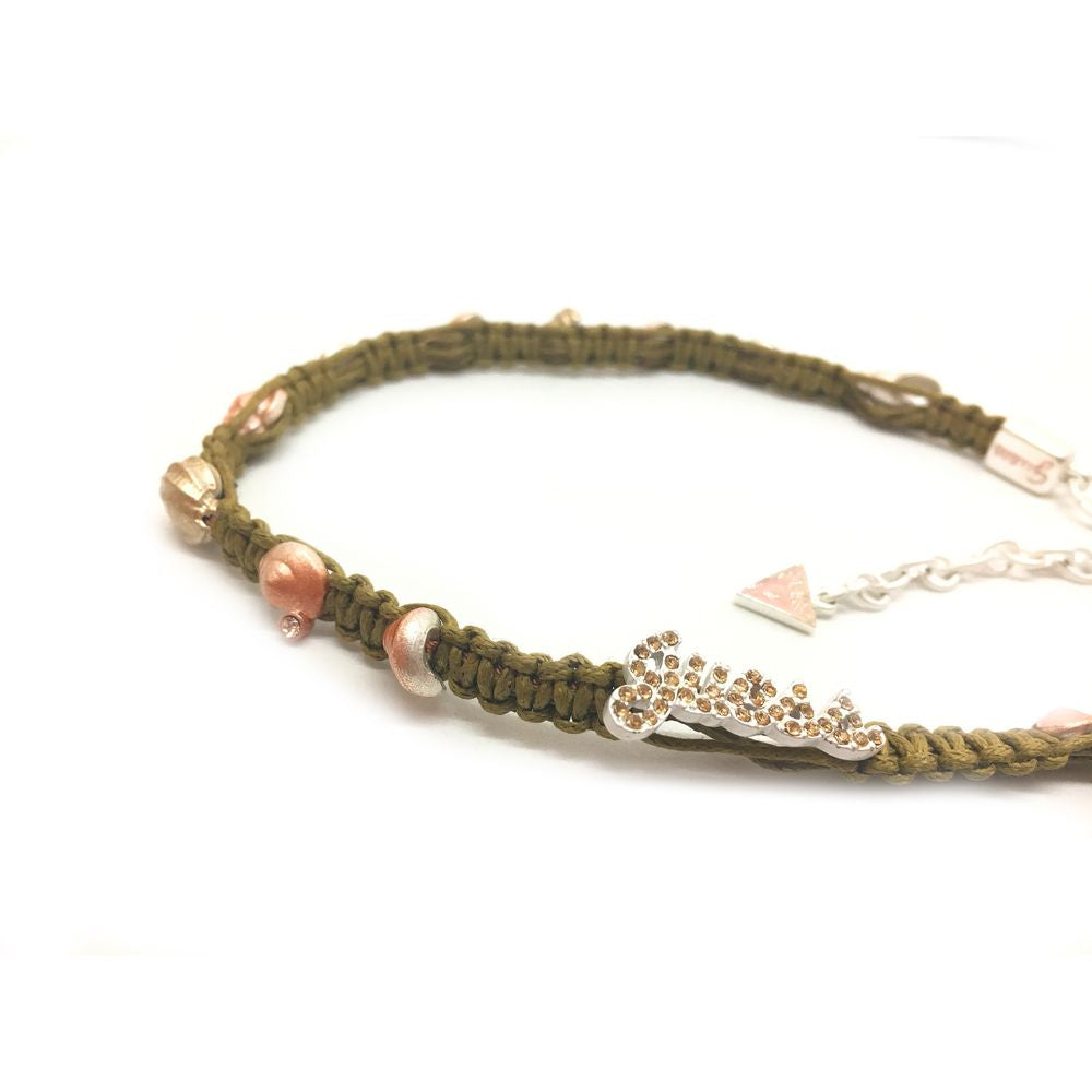 Guess Grünes Textil-Collier