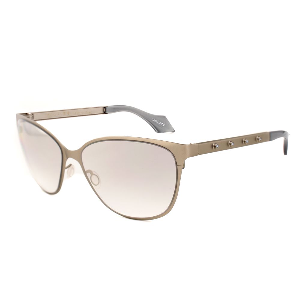 MILA ZB Sonnenbrille aus silbernem Metall