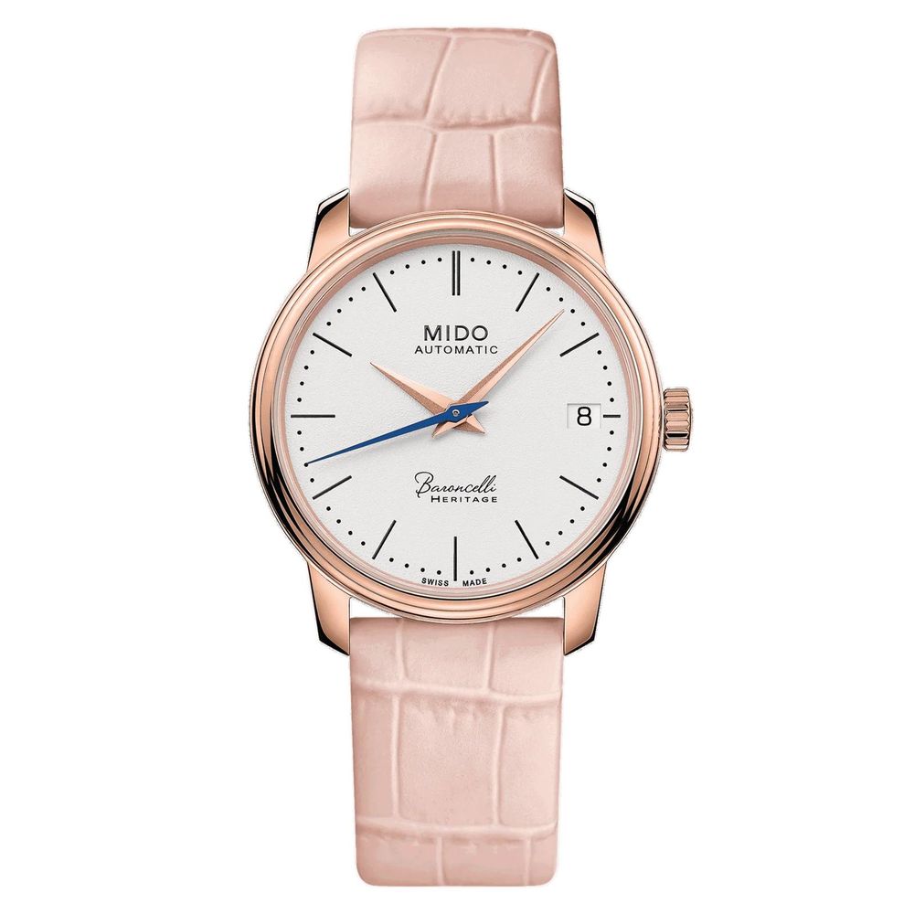 MIDO Multicolor Leather Wristwatch