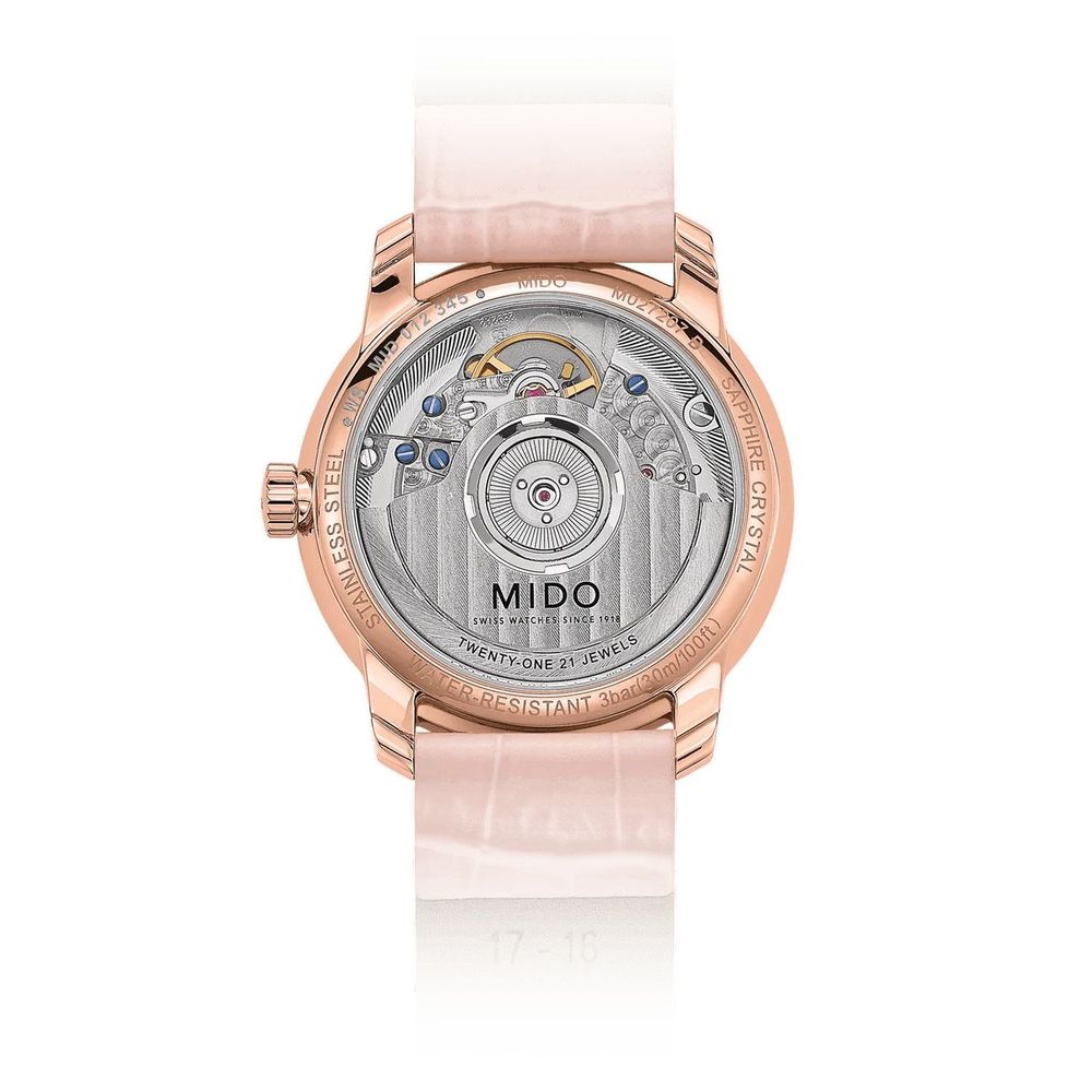 MIDO Multicolor Leather Wristwatch