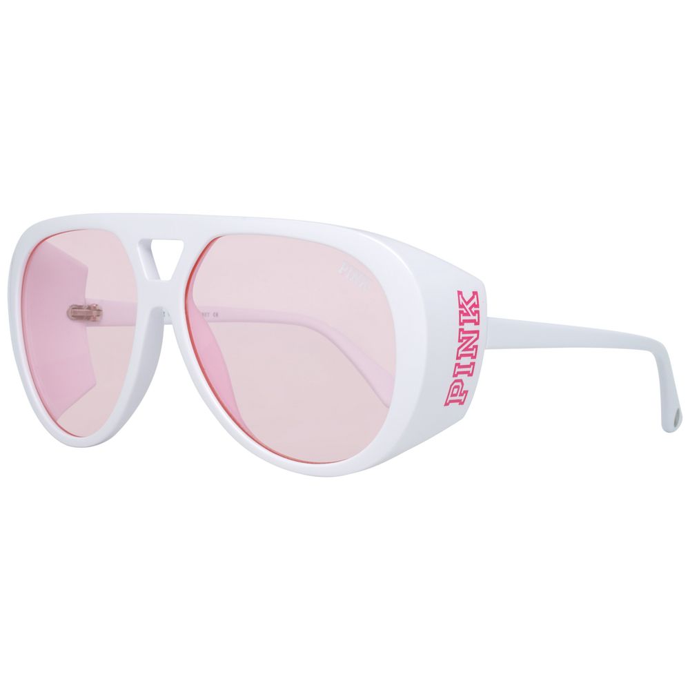 Victoria's Secret Weiße Sonnenbrille aus Kunststoff