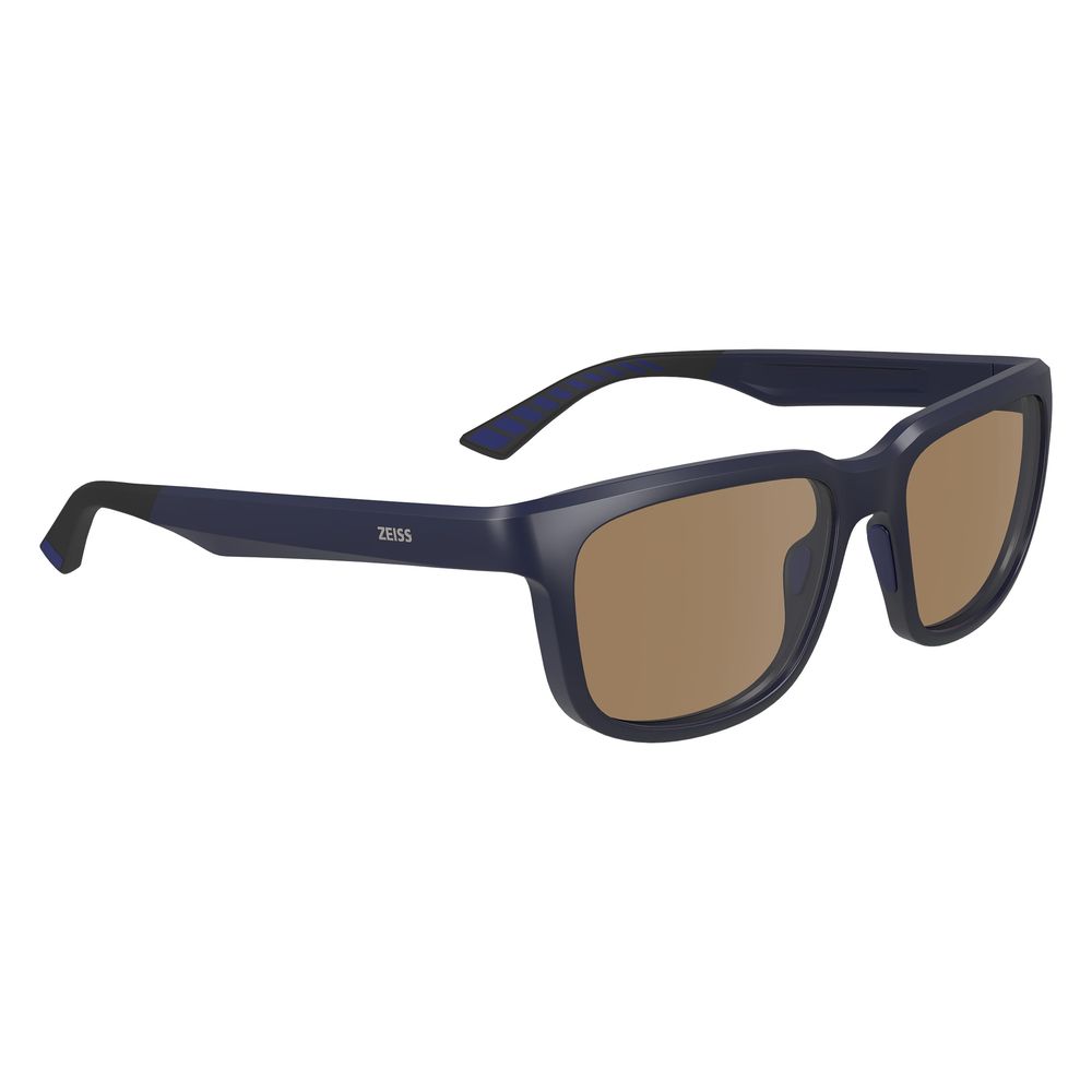 ZEISS Blaue Sonnenbrille mit eingespritzten Details