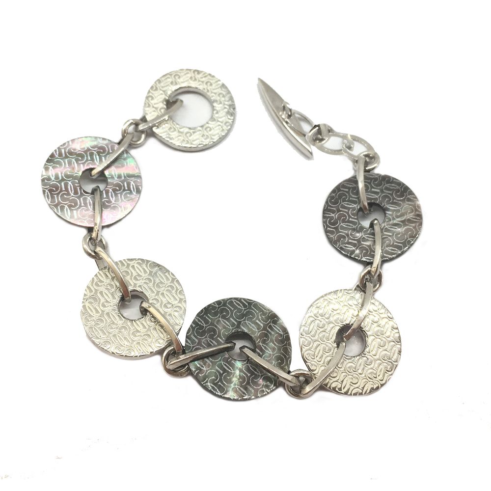 GC Stainless Steel Bracelet in Silver Tone