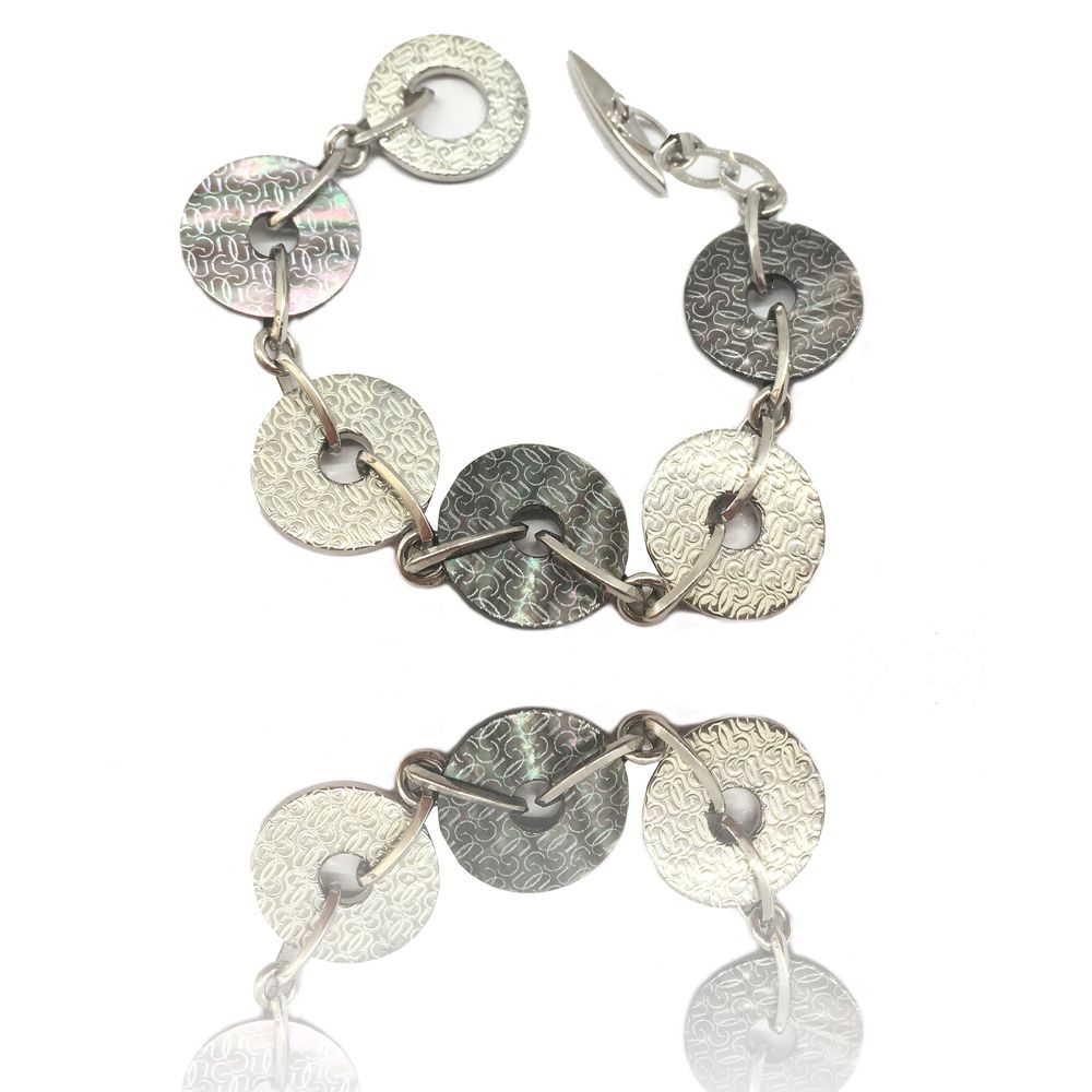 GC Stainless Steel Bracelet in Silver Tone