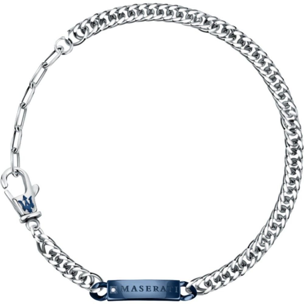 Maserati Graues Armband aus Edelstahl