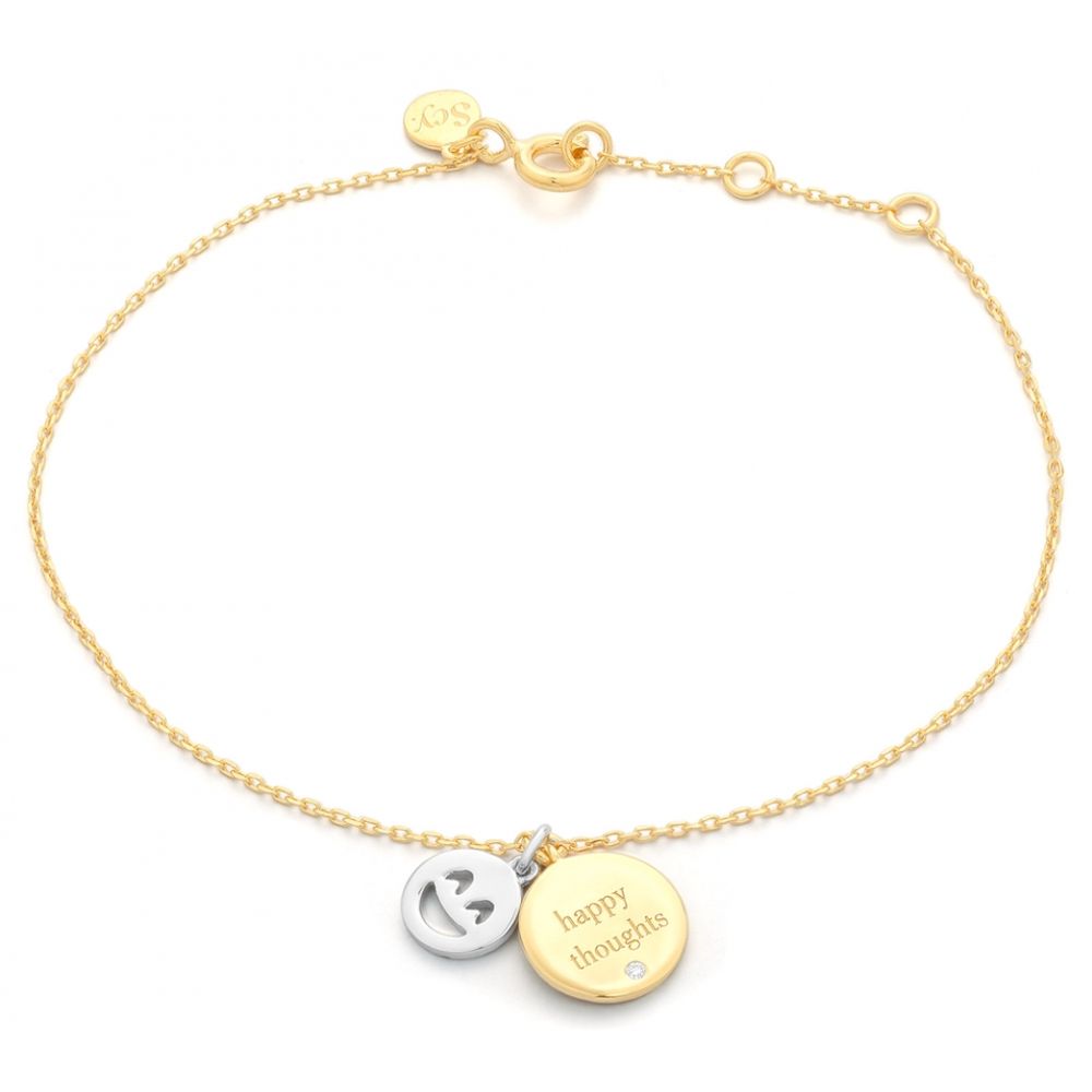 SECRECY Armband aus Gold und Silber