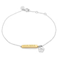 SECRECY Graues Silberarmband