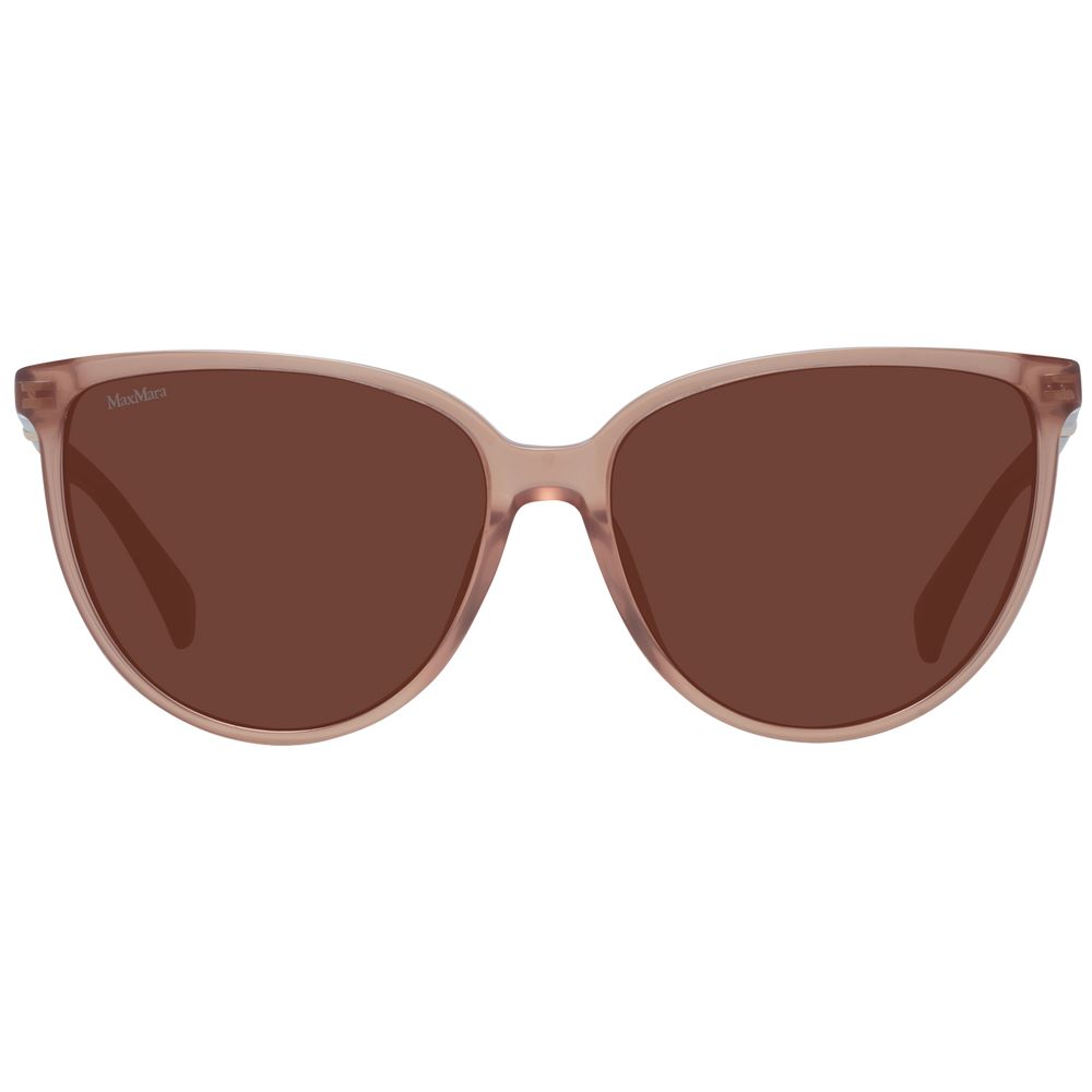 Max Mara Beige Kunststoff-Sonnenbrille