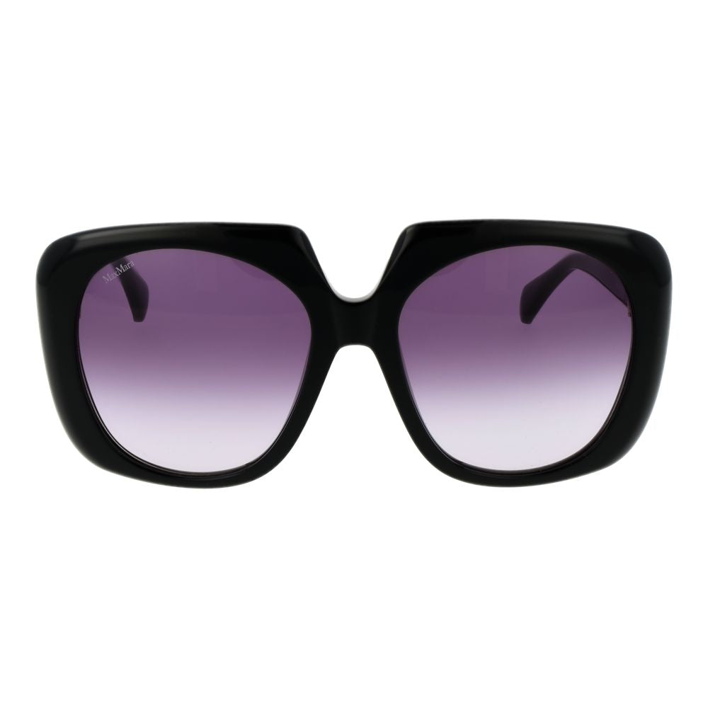 Max Mara Schwarze Sonnenbrille aus Kunststoff