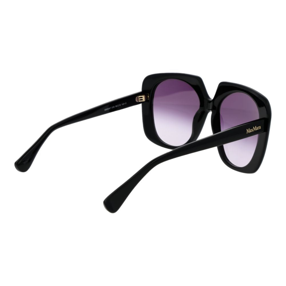 Max Mara Schwarze Sonnenbrille aus Kunststoff
