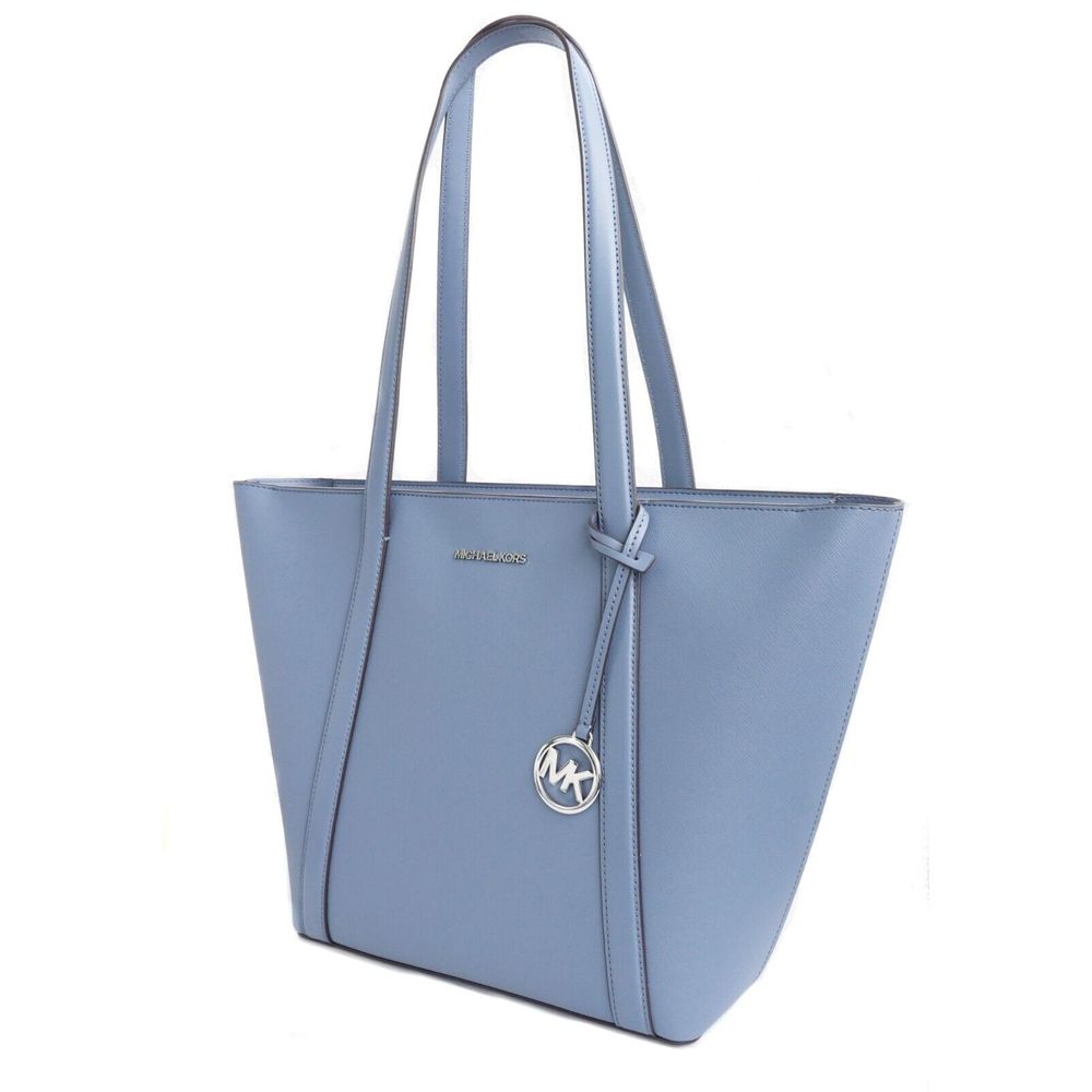 Michael Kors Blaue Canvas-Tragetasche