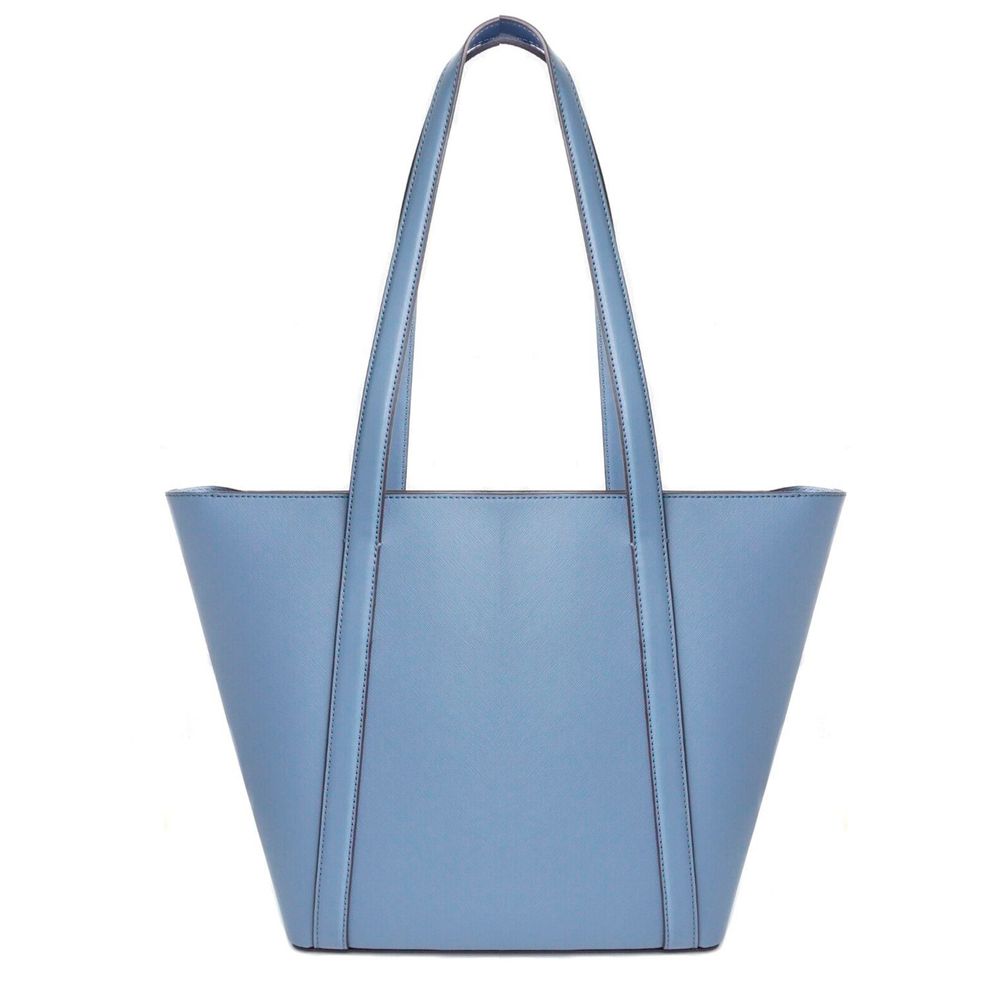 Michael Kors Blaue Canvas-Tragetasche
