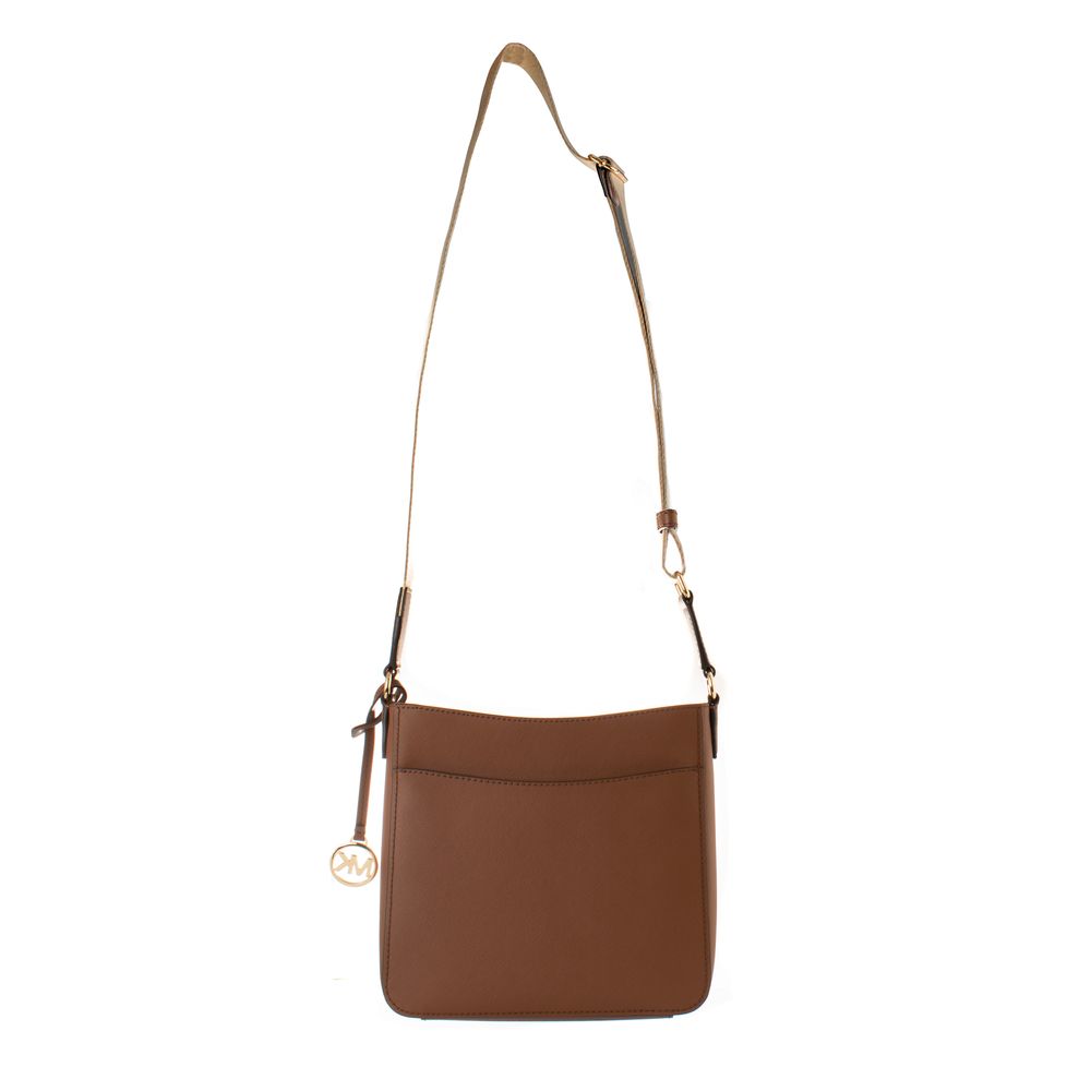 Michael Kors Braune Canvas Umhängetasche